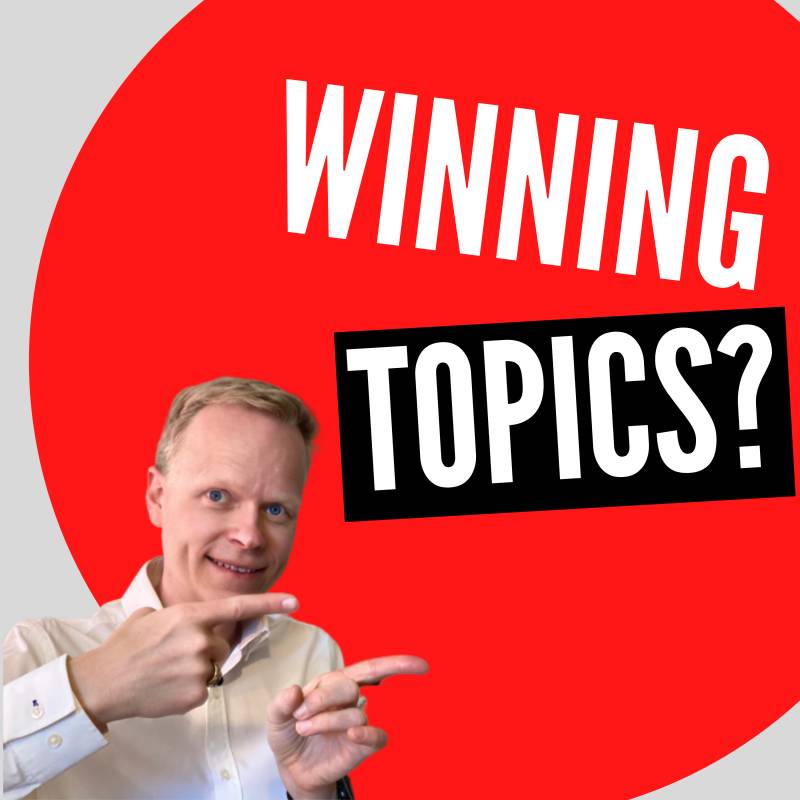 Winning Topic For Your First eBook?
