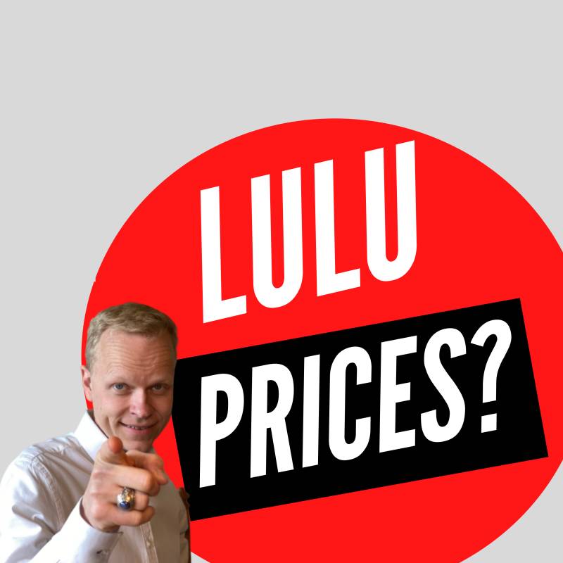 Lulu self publishing prices