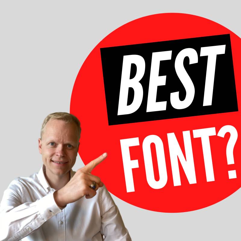 best font for self-published book