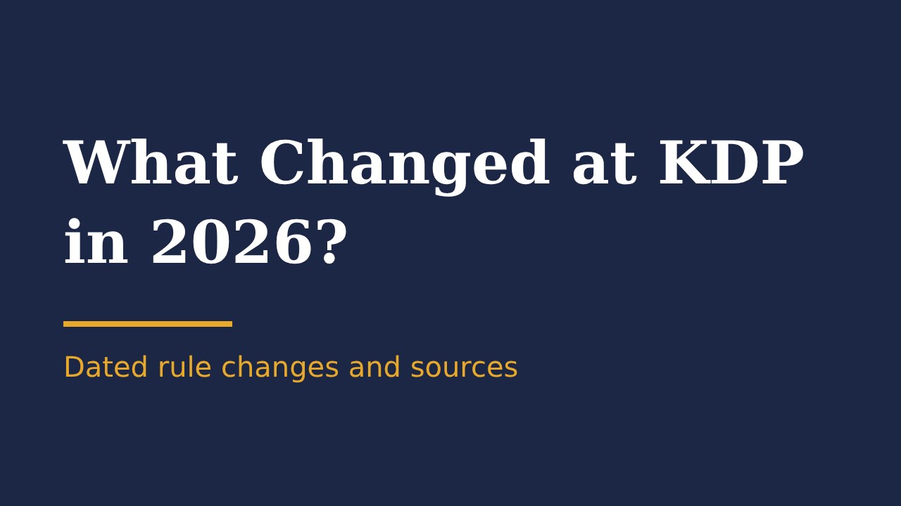 What changed at KDP in 2026